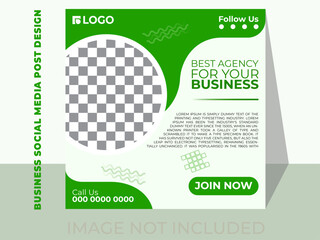 healthcare banner or square flyer with doctor theme for social media post design