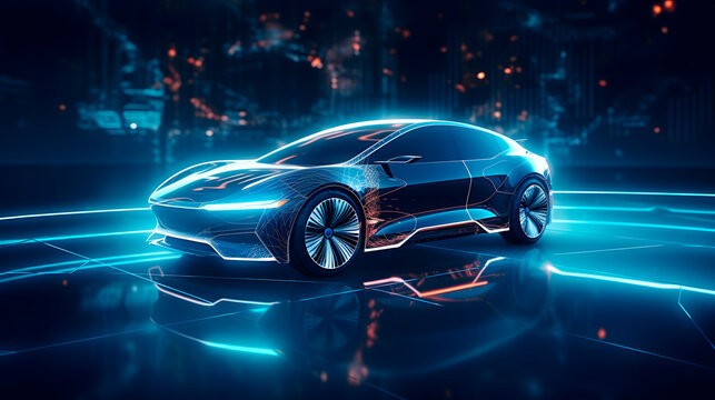 futuristic car, advanced technology car, super sports car, luxury car, luxury car