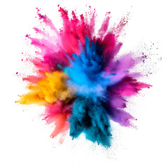 Multicolored Powder Explosion