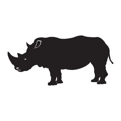 rhino icon vector illustration design template