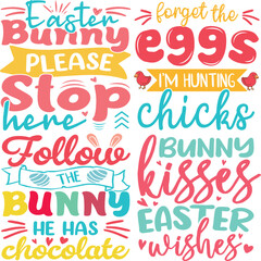 Happy Easter Bundle design, Christian Easter bunny Bundle, Retro Easter Cut Files Cricut, Good for Happy Easter tshirt design