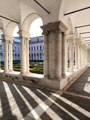 Fototapeta premium Venice island of St. Giorgio Maggiore interior of the Cini foundation