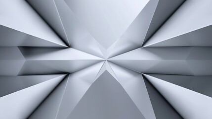 Sleek Monochromatic Grey and Silver Square Frame Background