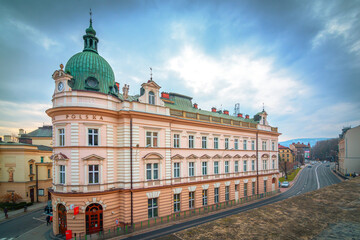 Bielsko-Biała architektura budynek poczta - obrazy, fototapety, plakaty