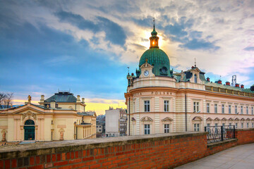 Fototapeta na wymiar Bielsko-Biała architektura budynek poczta