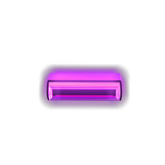 Glowing purple symbol