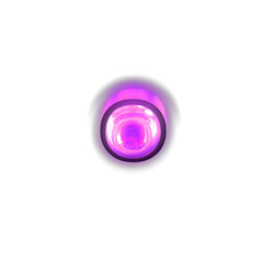 Glowing purple symbol