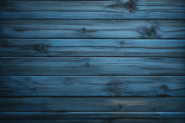 Obraz premium blue and black and dark and dirty wood wall wooden plank board texture background with grains