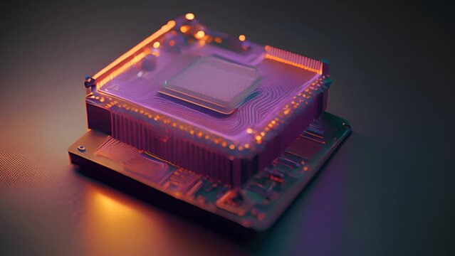 quantum computer. Circuit board. Electronic computer hardware technology. Motherboard digital chip. Tech science EDA background. Integrated communication processor. Information CPU engineering footage