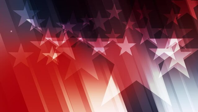 Red gradient background with stars bright, elegant and trendy abstract design featuring rectangular shapes and futuristic concept