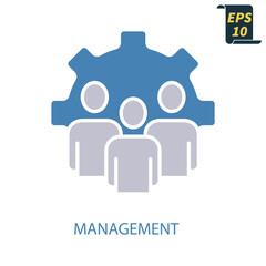 management icons  symbol vector elements for infographic web