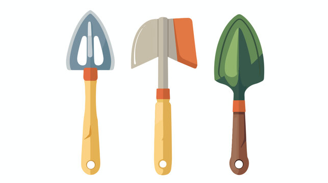 Trowel gardening tool icon vector illustration graph