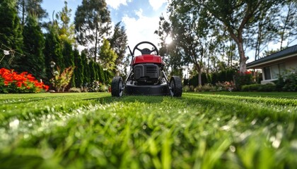 Lawn mower care and prep for the new gardening season, ensuring peak performance and efficiency.