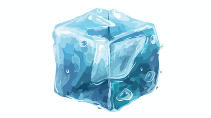 Water ice cube icon vector illustration graphic desi