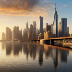 CityScape At sunset 