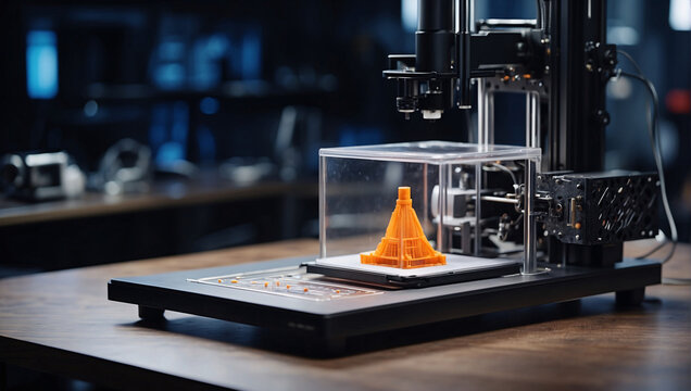 3D printer redefines architectural boundaries, crafting intricate models. Embracing new technologies, heralds paradigm shift in urban design. 3D printer in architecture. Creating designs using printer