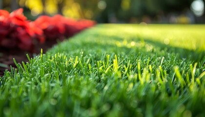 Lawn mower care and preparation for gardening season  tips for optimal performance and efficiency. - obrazy, fototapety, plakaty