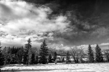 Tetons in the evening; Grand Teton NP; Wyoming