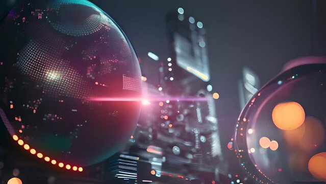 quantum computer. Circuit board. Electronic computer hardware technology. Motherboard digital chip. Tech science EDA background. Integrated communication processor. Information CPU engineering footage