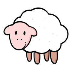sheep cartoon character