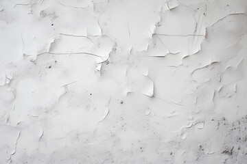 White cement concrete grunge textured floor background. Light gray wall with cracks. Old vintage wide backdrop for design banner