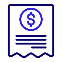 This is the File icon from the Finance icon collection with an Outline Color style