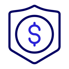 This is the Secure icon from the Finance icon collection with an Outline Color style