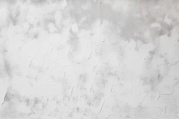 White cement concrete grunge textured floor background. Light gray wall with cracks. Old vintage wide backdrop for design banner - obrazy, fototapety, plakaty
