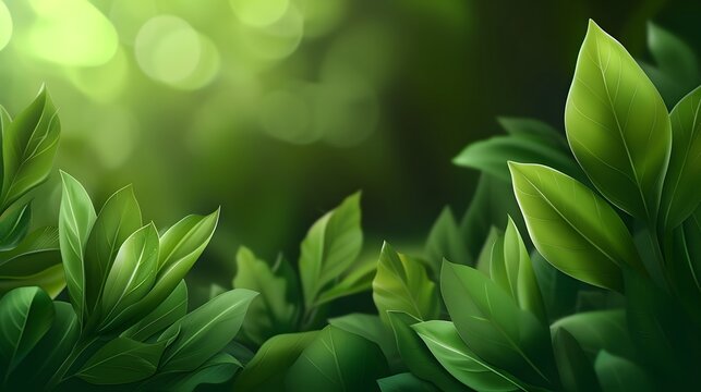 Natural green leaf background. Natural leaves green plants using as spring or summer background. Cover page greenery environment ecology wallpaper