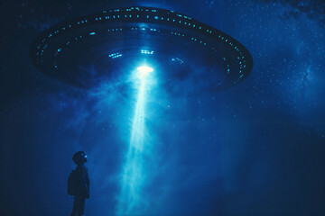 alien spaceship abduction or UFO