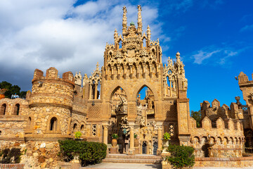 Castillo de Colomares is a monument built like fairytale castle, dedicated to Christopher Columbus....