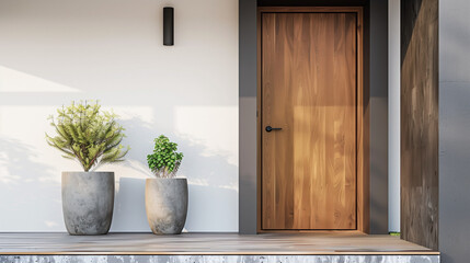 Sleek Front Door: Modern Entry Design
