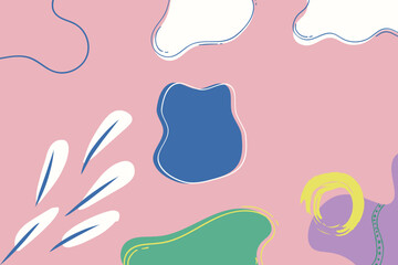 abstract pink background illustrations