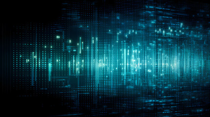 Fototapeta premium Failure point matrix code texture background