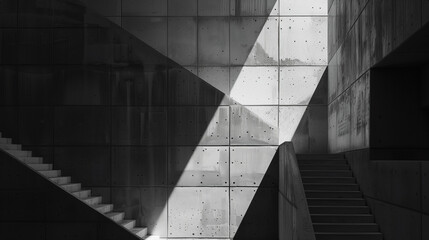Concrete Creations: Illuminating Architectural Forms with Light and Shadow
