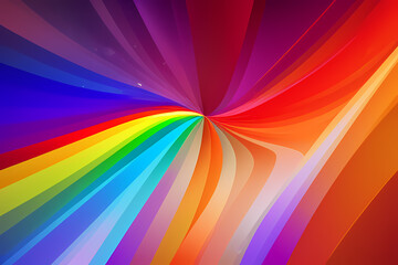 abstract rainbow background, generative ai