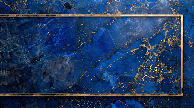 Blue lapis lazuli background with space for text