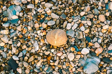 pebbles on the beach
