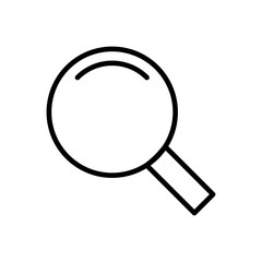 Search icon vector. search magnifying glass icon