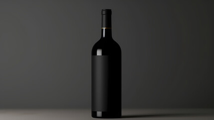 A bottle of fine red wine, commercial shot