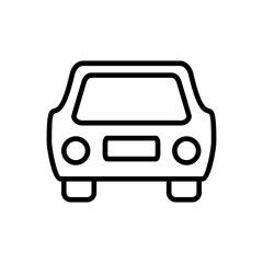 Car icon vector. car vector icon. small sedan