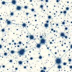 neural network, biology lab science, as seamless tile pattern, ai generated