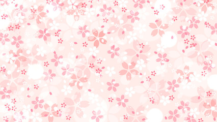 桜の花のパターン素材 © konohana