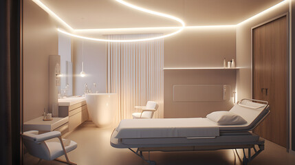 The casting of gentle rays of light through volumetric lighting enhances the ambiance of the rooms and adds a sense of warmth and tranquility to create a comforting atmosphere.
