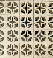 Beige Concrete Pattern Brick Wall