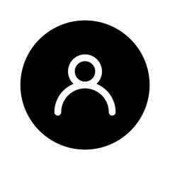 user glyph icon