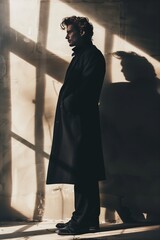 Silhouette in Neon Dreams