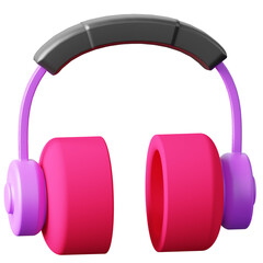 3D Icon Ear Protection Illustration