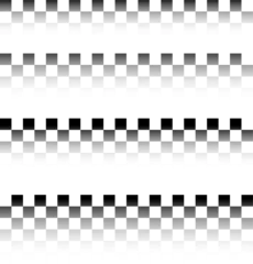 Foto op Plexiglas 半分消えたグラデーションチェックの線セット © foolchico