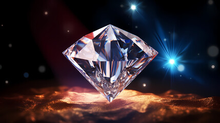 sparkling shiny diamonds